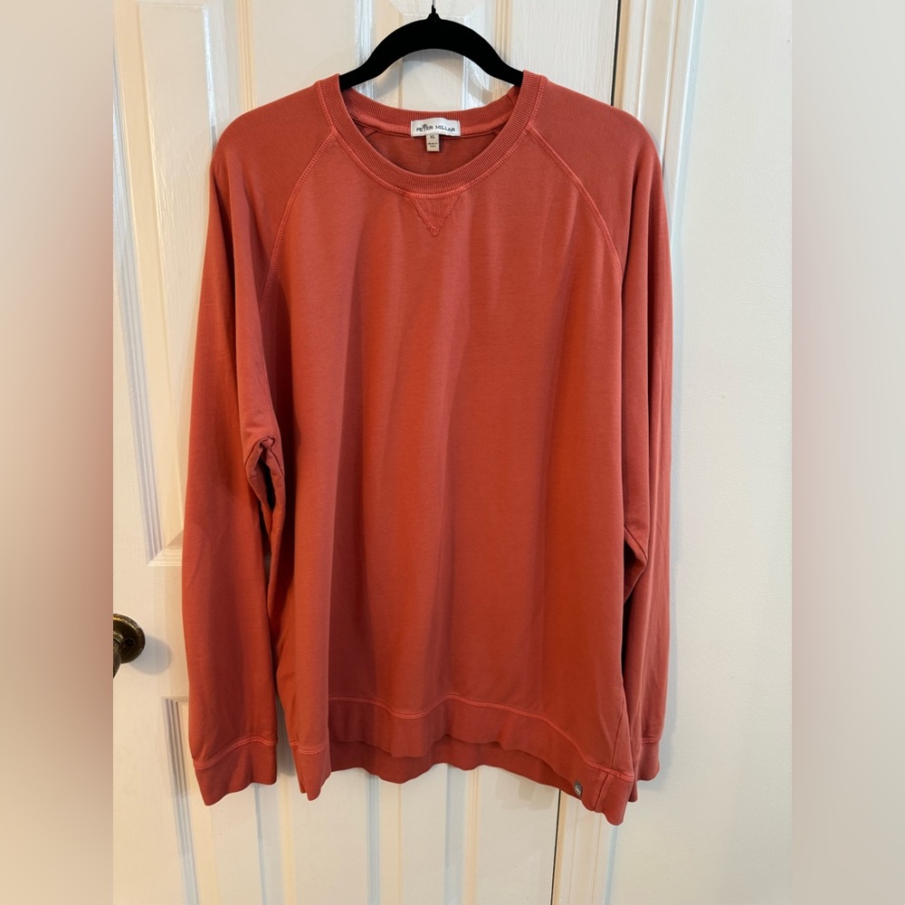 Peter Millar Crown Lava Wash Garment Dyed Crew Sweatshirt XL